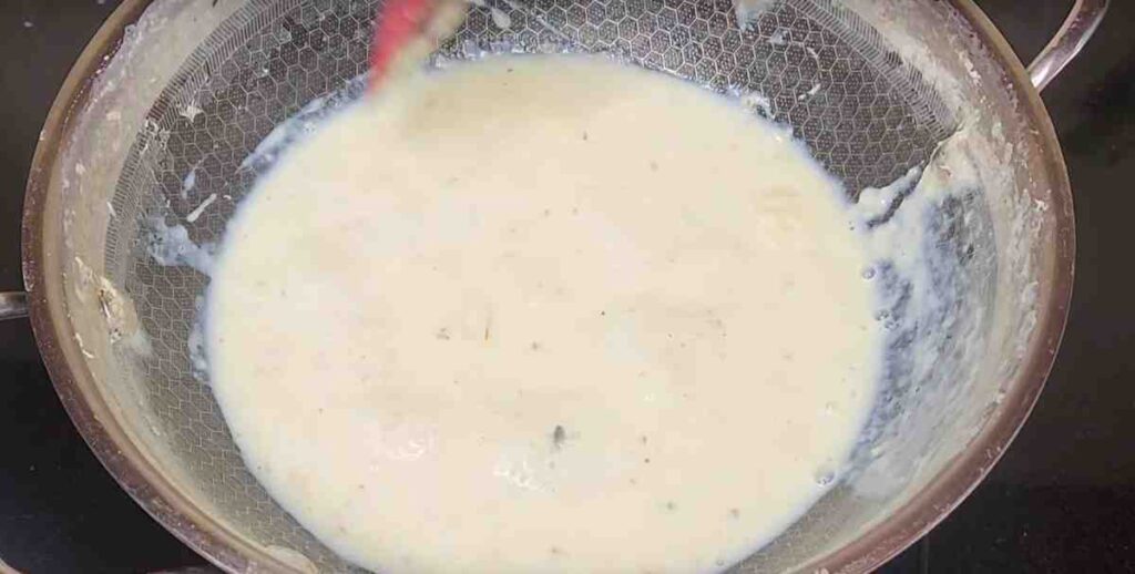 Rabri from milk for Bread Kalakand Recipe
