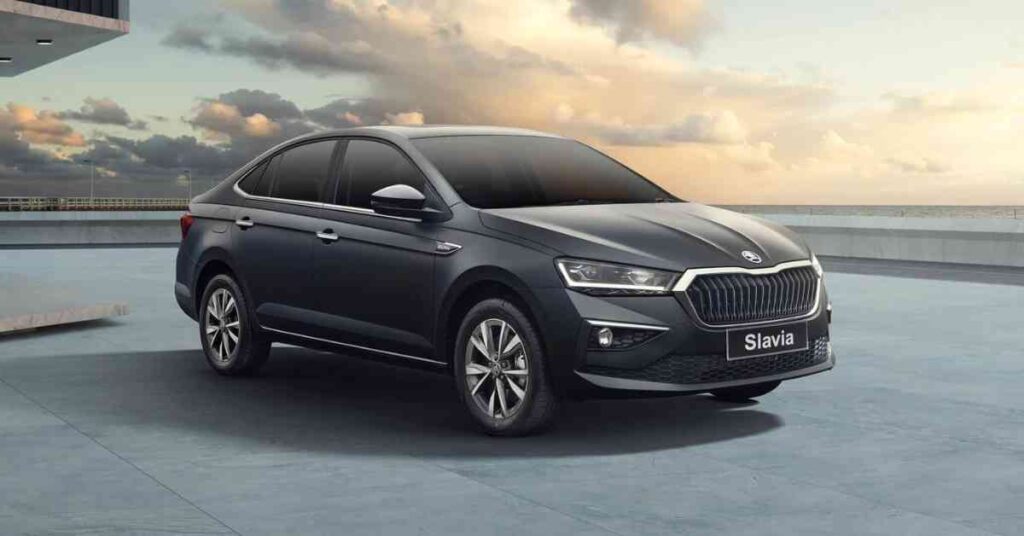 skoda slavia Black colour